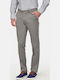 Men's Chino Trousers with Straight Leg Style in Grey