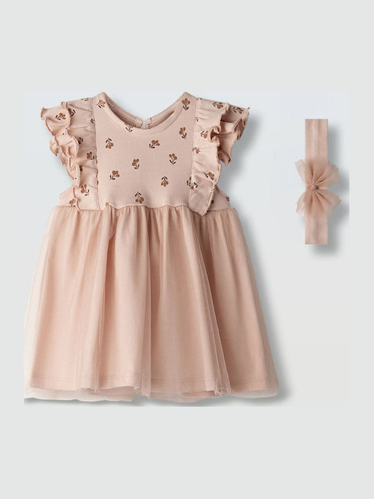 Evita Mädchenkleid Rosa