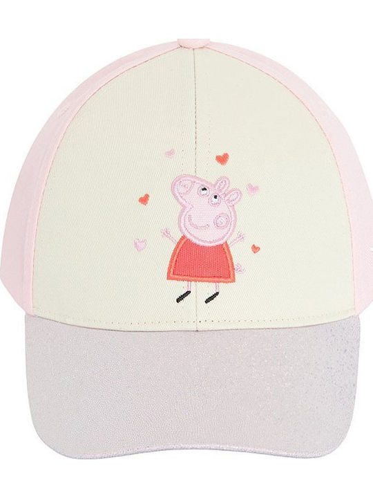 Cool Club Παιδικό Καπέλο Jockey Υφασμάτινο Peppa Pig Ροζ