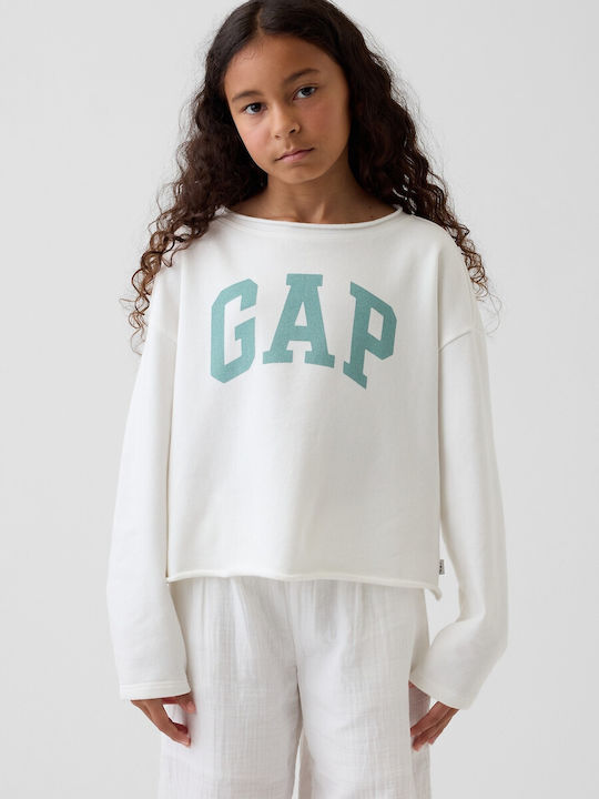 GAP Παιδικό Φούτερ Λευκό