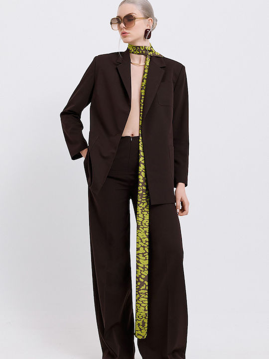 Dolce Domenica Women's Brown Blazer