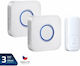 Geti Wireless Doorbell White