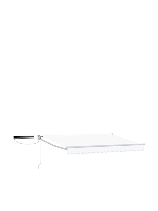 vidaXL White Terrace Tent 3.5x2m
