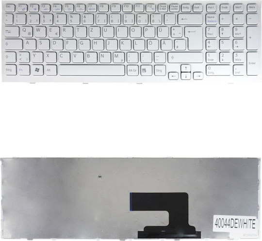 German Laptop Keyboard Sony Vaio Vpc-eh Vpceh Pcg-71811l Pcg-71911l Pcg-71912l Pcg-71913l V116646f Sp 148970811 148915721 Aehk1u00110 De White Code 40044dewhite
