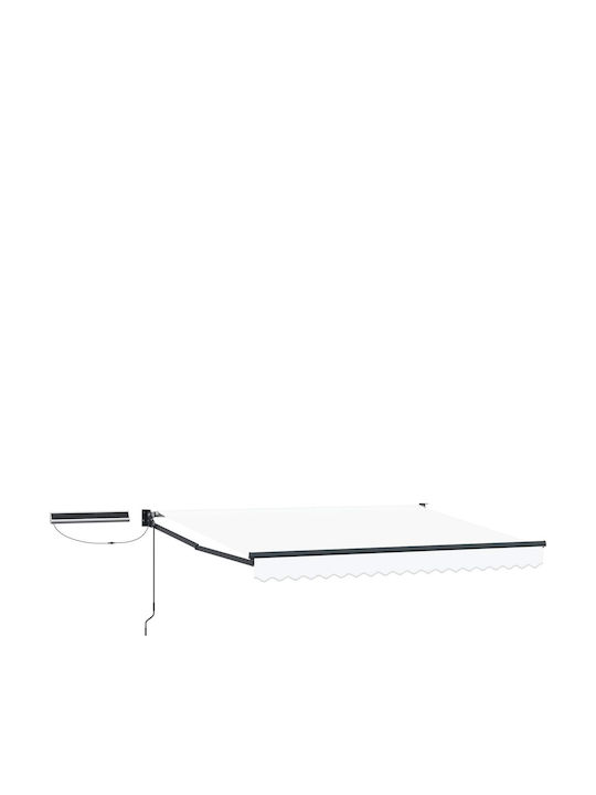 vidaXL Τέντα Βεράντας Λευκή 3.5x2m