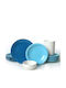 Σερβίτσιο Πιάτα Φαγητού Σετ 18τμχ 275krm1969 Multi-blue Hermia 18 Τμχ Κεραμικό
