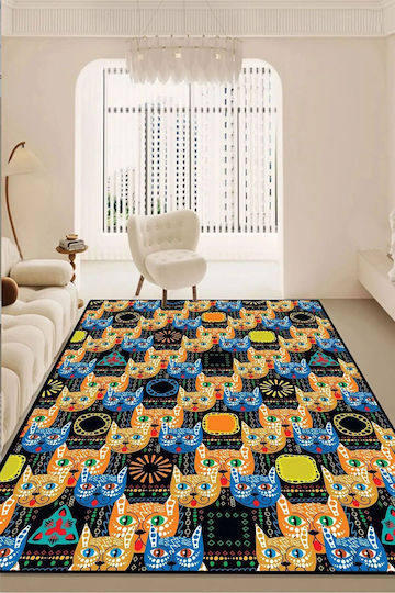 Conceptum Hypnose Moilen Rectangular Multicolour Rug 140x190cm