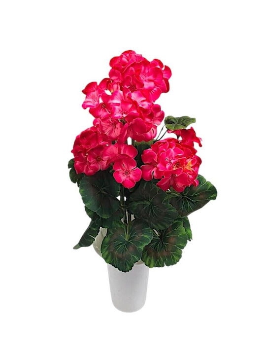 Vases Grave Geranium 9 Branches Thim36065-9 Fuchsia