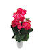 Vases Grave Geranium 9 Branches Thim36065-9 Fuchsia