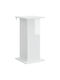 Vidaxl Glossy White Plant Base 30.5 X 30 X 60.5 Cm