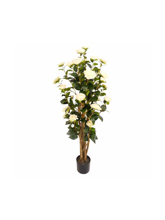 Artekko Verde Зелено Изкуствено Дърво Камелия С Кашпа 120см X 120см