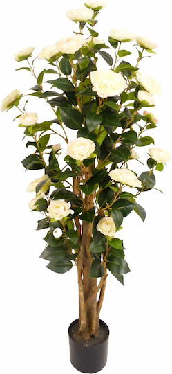 Artekko Green Artificial Camellia Tree in Pot 120cm x 120cm