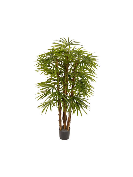 Artekko Green Artificial Potted Plant Rapis 120cm x 120cm