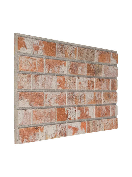 vidaxl 3D Wandpaneele 10 Stücke Orange 100 x 50 cm Selbstklebend EPS Schaum