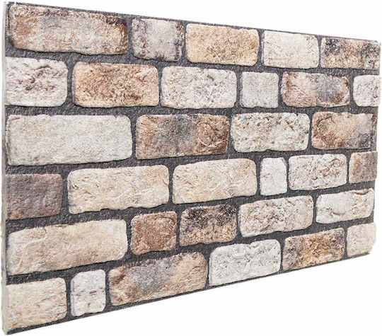 Vidaxl Panouri Decorative 3d 10 Bucăți Maro Deschis 100 X 50 Cm Spumă Eps