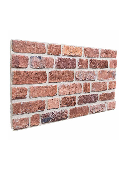 Vidaxl 3D Стенен Панел 10 Бройки Червени 100 X 50 Cm Пяна Eps