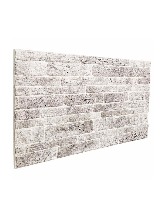 vidaXL 3D Wandpaneele 10 Stück Offenes Grau Weiß 100 x 50 cm