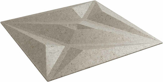 Vidaxl Wall Panels Star 48 Pieces Star Concrete 50 X 50 Cm Polystyrene Xps