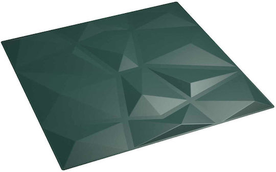 Vidaxl Πάνελ Τοίχου 48 Pcs Πράσινο 50 X 50 Cm Φελιζόλ Xps