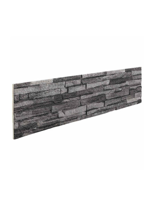 Vidaxl Πάνελ Τοίχου 10 Pcs Ανθρακί 100 X 25 Cm Αφρός Eps