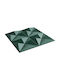 Vidaxl Wall Panels 12 Pieces Origami Green 50 X 50 Cm Polystyrene Xps