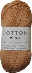 Fir De Tricotat Cotton King 100% Bumbac 50 Grame 125 Metri Somon 2032