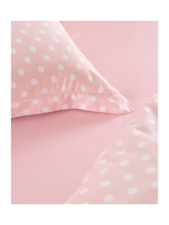 Rythmos Set Coverlets Double Cotton Pink 220x240cm 3 Pieces