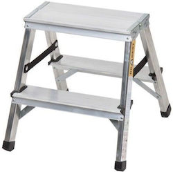 Scară Dublă Față-verso Din Aluminiu Drabest 2x2 0 4 M 125 Kg