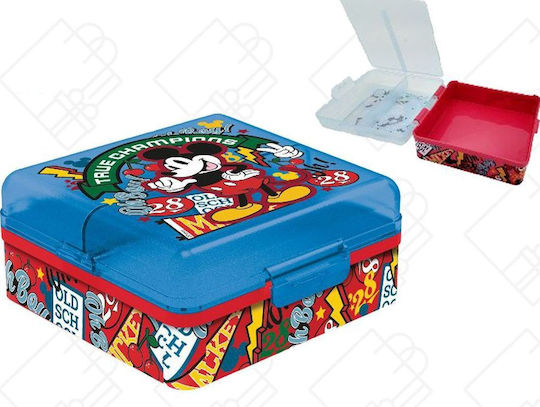 Zmart Imports Plastic Kids' Food Container Mickey 14 x 14 x 6 cm