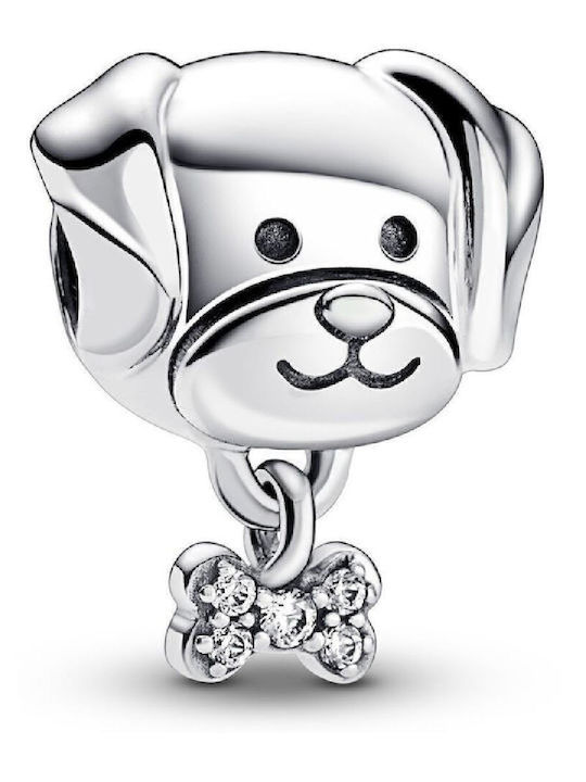 Pandora Hängendes Charm mit Steinen aus Silber mit Zirkon