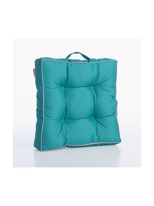 Nef-Nef Homeware Bodenkissen Samba Aqua 45x45cm