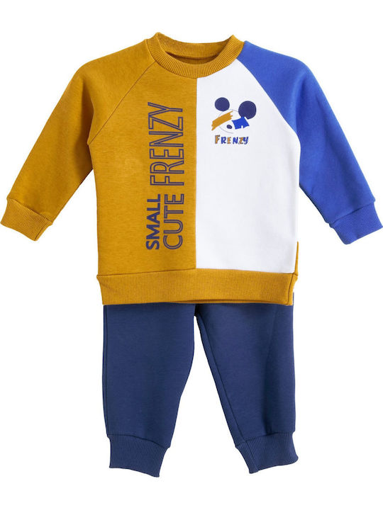 Frenzy Kinder Trainingsanzüge Gelbe Sweatpants Set