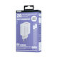 Remax Mobile Phone Charger with USB-A and USB-C Output Ports and USB-C - Lightning Cable 20W White