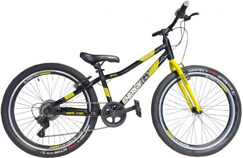 Energy Fun 24" Kinderfahrrad BMX mit Aluminium Rahmen 2026 Schwarz