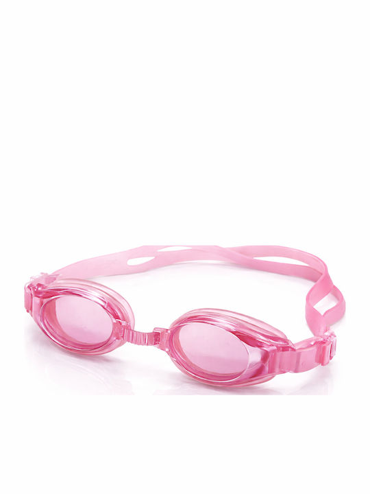 Adults Swimming Goggles with Anti-Glare Lenses Red