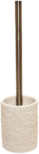 Andrea House Plastic Bathroom Toilet Brush Beige
