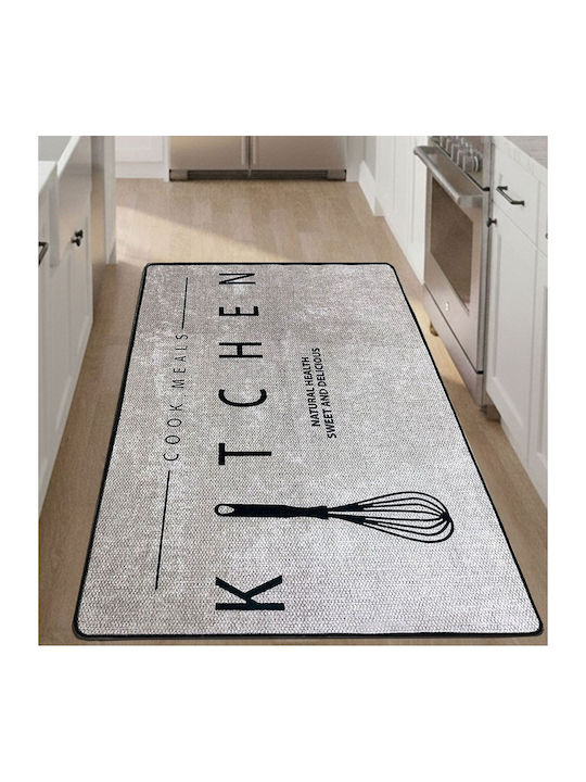 Conceptum Hypnose Ktc 399 Rectangular Kitchen Mat Grey 120x250cm