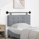 vidaXL Fabric Bed Headboard Cushion Beige 110x55cm