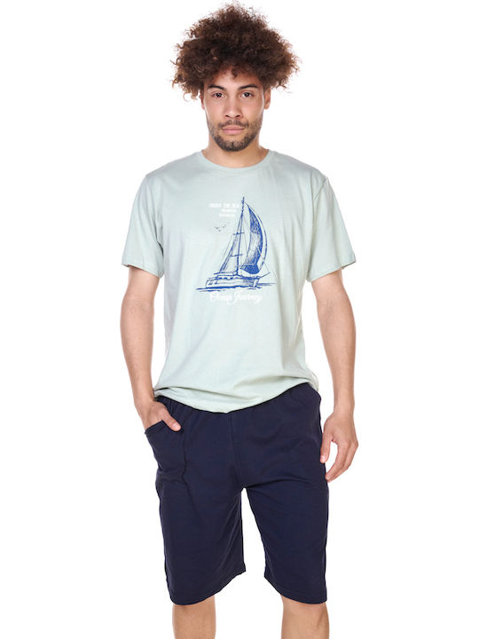 Comfort Summer Men's Pyjama Green