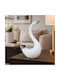 Murano Decorative Swan Made of Crystal 22x11x44cm