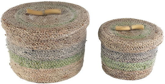 Set Storage Boxes 2 Pieces Woven