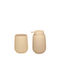Andrea House Metallic Beige Bathroom Accessory Set
