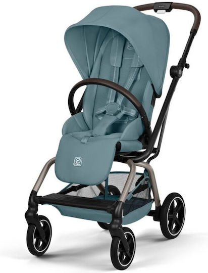 Cybex Eezy S Twist+2 TPE B Reversible Baby Stroller Suitable for Newborn Stormy Blue