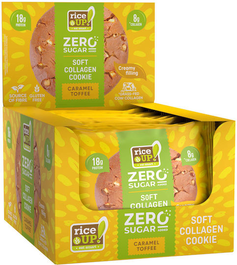 Rice Up Soft Cookie Collagen Caramel Toffee Box 12x60g