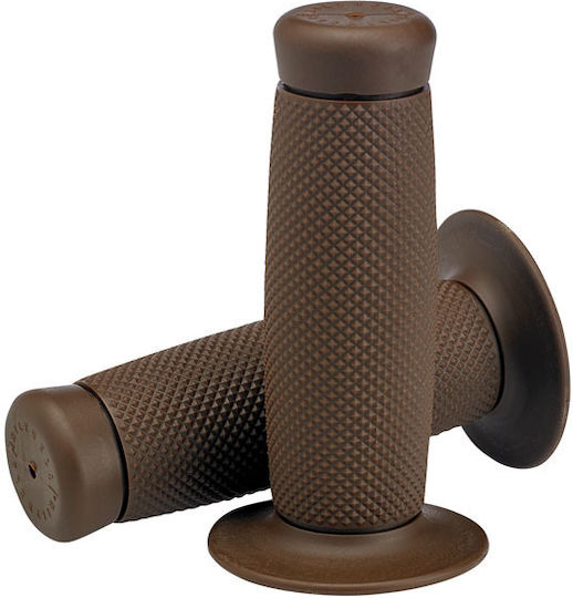 Biltwell Motorcycle Grips Harley Davidson 7/8" Tpv Grips Renegade Chocolate
