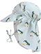 Laessig Kids' Fabric Sunscreen Hat Illusion Blue