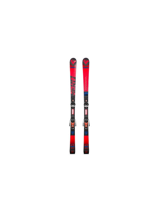 Rossignol Hero Kids Skis in Red Colour with Bindings
