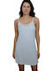PijaMood Maternity And Breastfeeding Nightgown Light Blue Striped