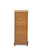 Wooden Bedroom Chest of Drawers with 7 Drawers Brown 55x38x134cm