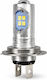 Lămpă Led Auto H7 Px26d 12v 8w 12 Smd Lumină Albă Fază Medie Cd-4241